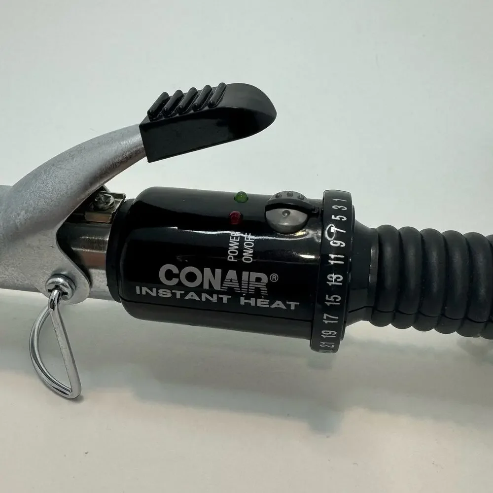 CONAIR Instant Heat Curling Iron 25 Heat Settings Turbo Heat Model CD87W